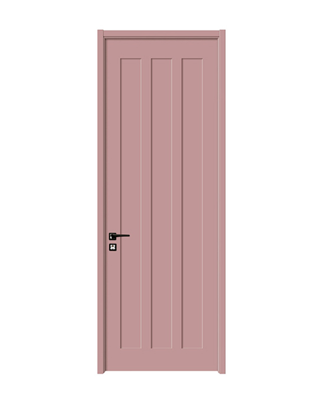 Puerta de Madera Lacada Moderna Surco Floral